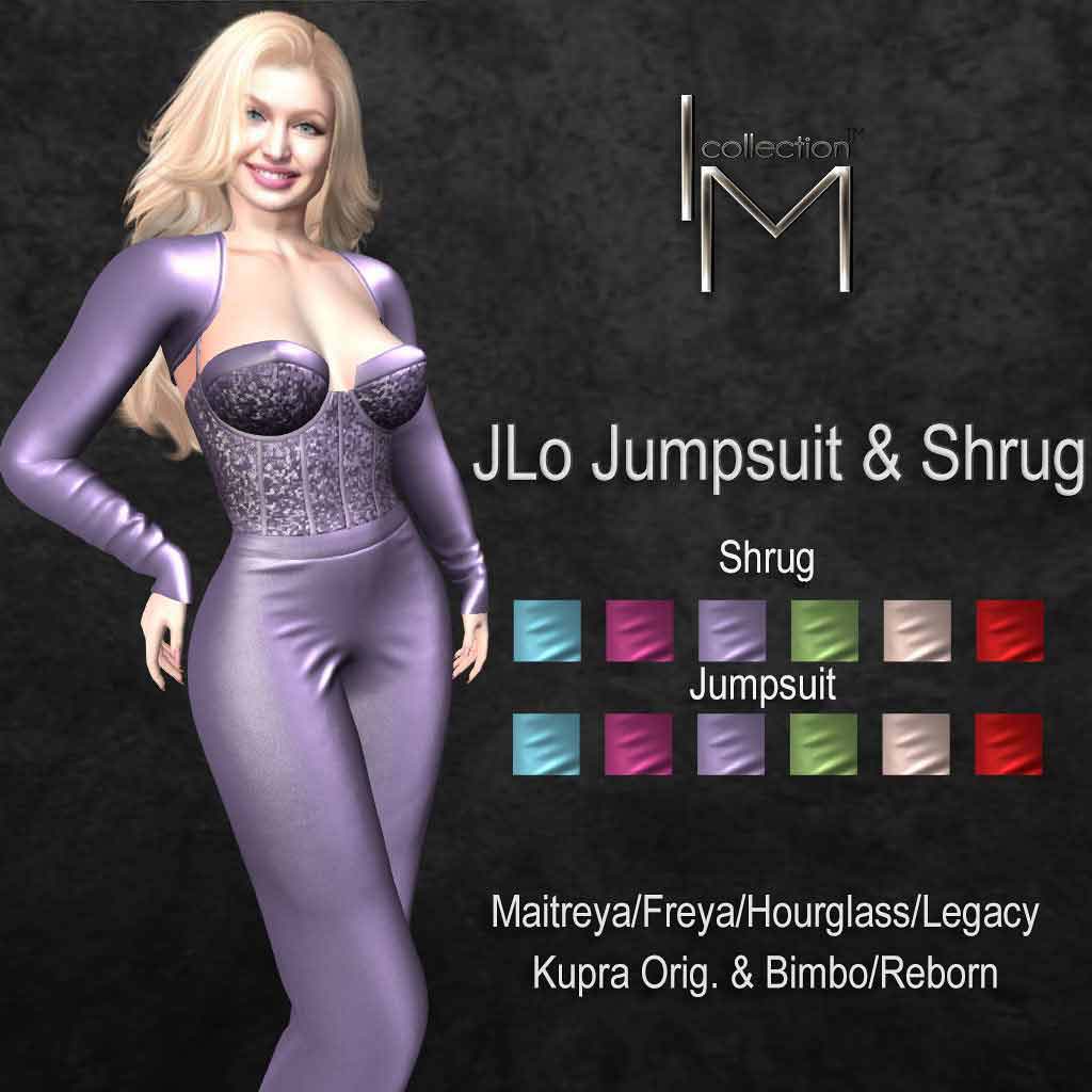 I.M. Collection. JLo Jumpsuit & Shrug – NEW