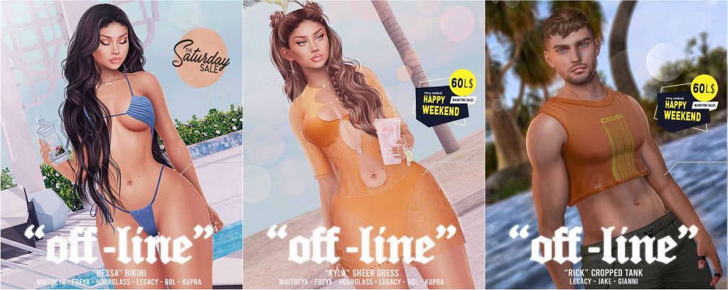 "Off-Line" x Weekend Sales!!  – SALE