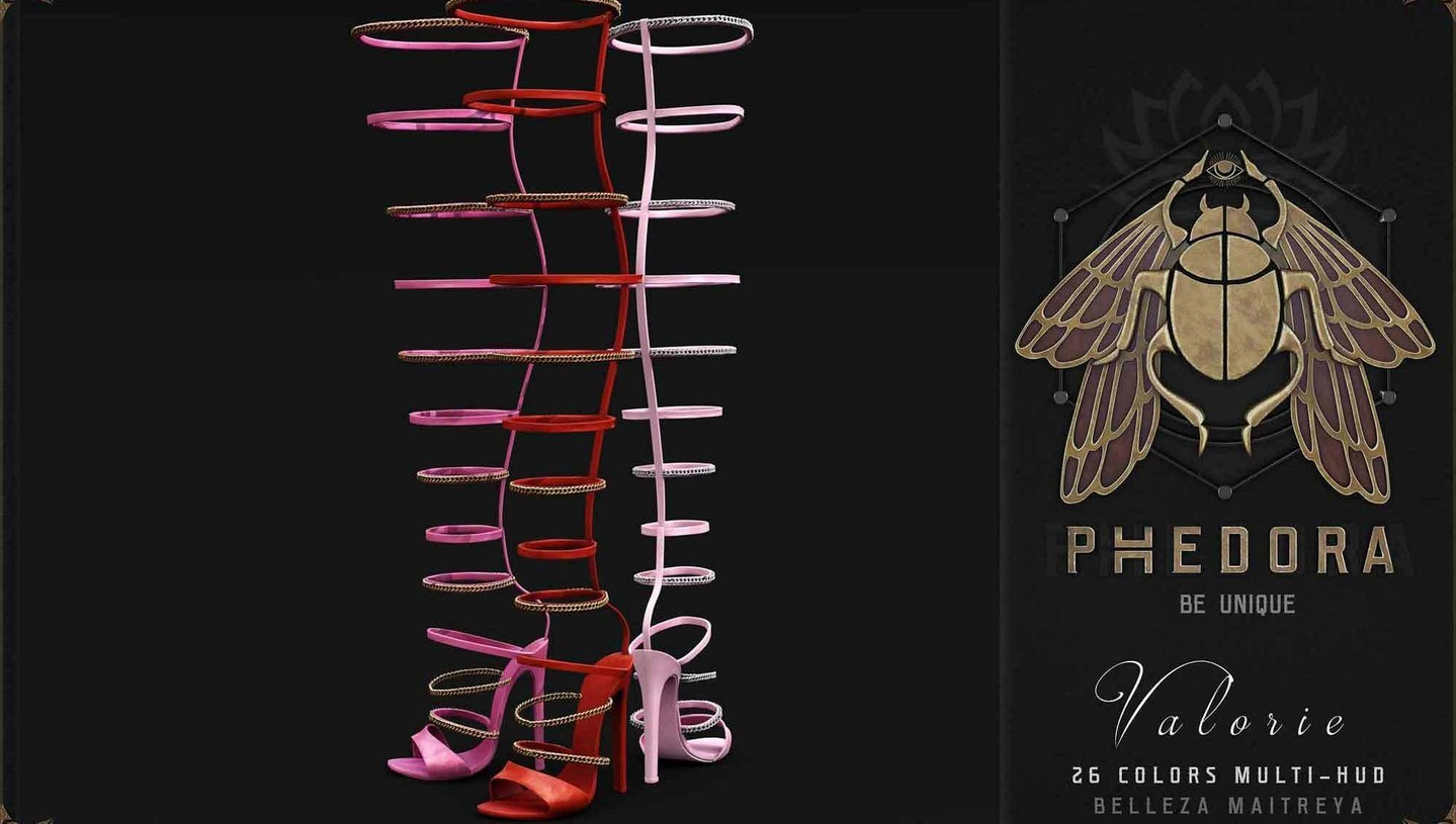 Phedora. "Valorie" Gladiator Heels – NEW

  Phedora

Phedora. - "Valorie" Gladiator Heels NEW RELEASE at Collabor88 ♥It's been a minute since we last made gladiator heels so for this round of C88 we made the extra sexy "Valorie" Gladiator Heels!!!

⭐ join Discord: https://discord.gg/xmHfRpD

 #bestsecondlife #NewSL #Phedorasl #Secondlife #secondlifefashion #SL #slblogging

https://media-sl.com/?p=148314