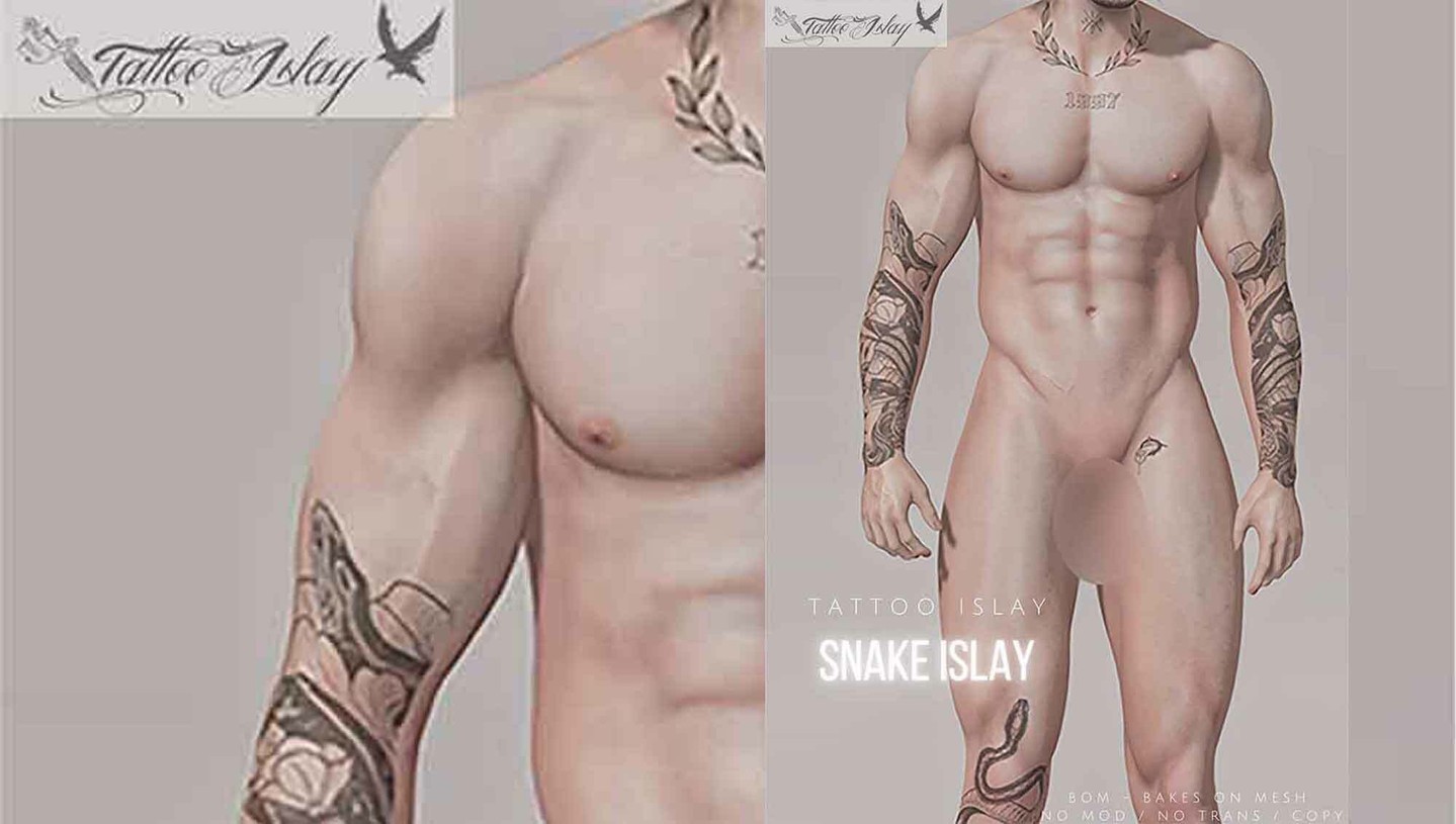 Tattoo Islay. Snake Islay – NEW MEN

 Tattoo Islay

_ NEW LAUNCH ISLAY! _• Tattoo Islay - Snake Islay• Exclusive - Saki Event

 1k Giveaway exclusif YOUTUBE every week !😋

WEBSITETELEPORT

 Tattoo Islay – SHOP

Social networks, Teleport Shop and Marketplace

⭐ join Discord: https://discord.gg/xmHfRpD

 #bestsecondlife #MenSL #Mensl #NEWMensl #NewSL #Secondlife #secondlifefashion #SL #slblogging #TattooIslay

https://media-sl.com/?p=148318