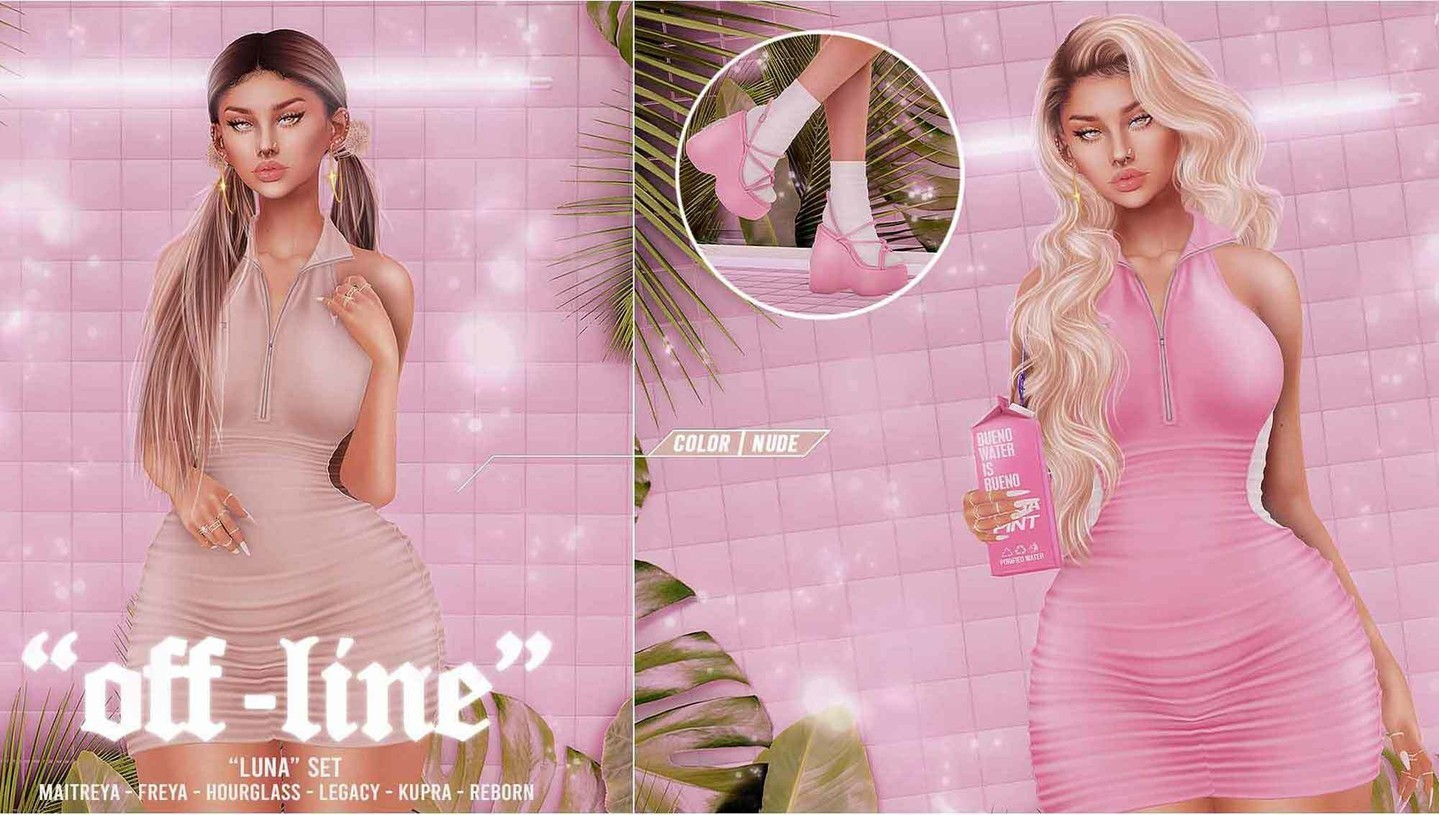 "Off-Line" x "Luna" Set – NEW

"Off-Line"

"Off-Line" x "Luna" Set // GIVEAWAY !!We're so excited to bring you this iconic set for spring/summer!The Luna dress is available in 16 colors for solo purchase. The fatpack includes a 28 color hud for both the dress and side panels!The Luna wedges come in 16 colors for solo purchase with both white and matching socks.

⭐ join Discord: https://discord.gg/xmHfRpD

 #bestsecondlife #NewSL #OffLinesl #Secondlife #secondlifefashion #SL #slblogging

https://media-sl.com/?p=149082