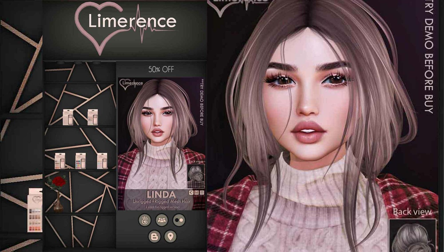 {Limerence} Linda hair with 50%

Limerence

Every month one of previous release special for The Outlet: A Seraphim Infinity Event with 50% off

This month with 50% off you can buy Linda hair!

Taxi to The Outlet

 1k Giveaway exclusif YOUTUBE every week !😋

WEBSITETELEPORT

Limerence – SHOP

 https://www.youtube.com/watch?v=HfaHQAnXi-Y

Social networks, Teleport Shop and Marketplace

⭐ join Discord: https://discord.gg/xmHfRpD

 #bestsecondlife #Limerencesl #NewSL #PromoSL #SaleSL #SaleSL #Secondlife #secondlifefashion #SL #slblogging

https://media-sl.com/?p=149730