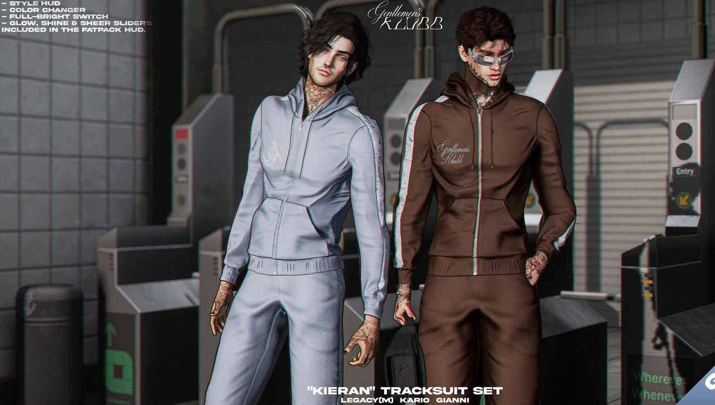 Klubb. "Kieran" Tracksuit – NEW MEN

Klubb

Introducing our first ever Gentlemen's Klubb Men's Release!The "Kieran" Tracksuit is out now at MEN ONLY!This set is rigged for Legacy Male, Inithium Kario, and Signature Gianni! Please DEMO before purchasing

LIKE this post and COMMENT your in-world name for a chance to win a FREE fatpack!

 1k Giveaway exclusif YOUTUBE every week !😋

WEBSITETELEPORT

⭐ join Discord: https://discord.gg/xmHfRpD

 #bestsecondlife #Klubb #MenSL #Mensl #NEWMensl #NewSL #Secondlife #secondlifefashion #SL #slblogging

https://media-sl.com/?p=150329