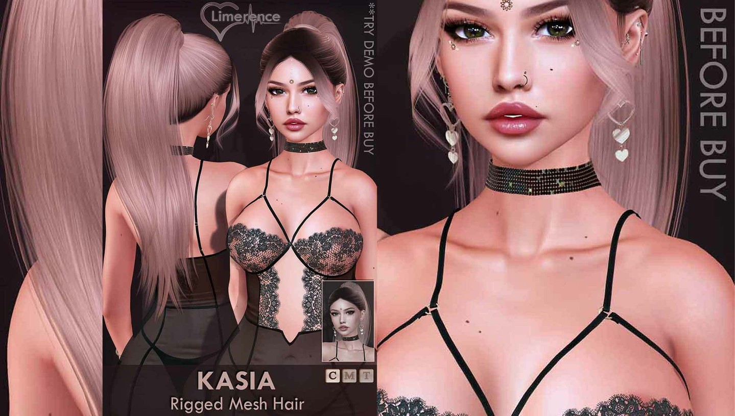 {Limerence} Kasia hair – NEW

Limerence

New release at {Limerence} special forKinky Event

Hello everyone! Today I am glad to show you my special release for Kinky Event. It is Kasia hair!

Kasia hairis a rigged mesh hair so please be careful and always grab a DEMO before purchasing. Each round of Kinky Event lasts from the 28th day of each month to the 23rd day of the next month.

⭐ join Discord: https://discord.gg/xmHfRpD

 #bestsecondlife #Limerencesl #NewSL #Secondlife #secondlifefashion #SL #slblogging

https://media-sl.com/?p=151440
