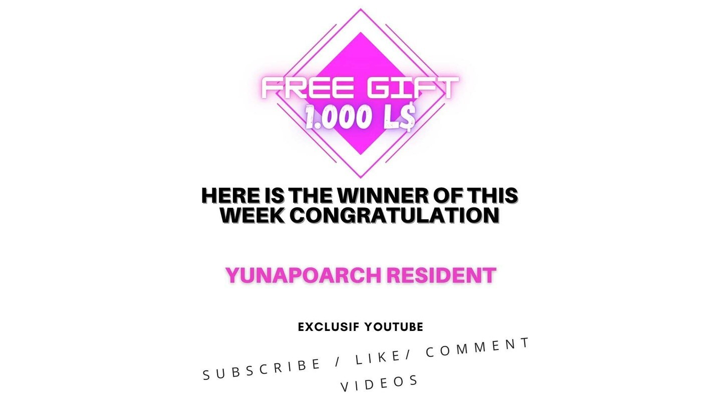 Here is the winner of this week congratulation – GIFT

YunaPoarch Resident

Here is the winner of this week congratulationSubscribe / Like/ Comment youtube videosNext draw next MondayExclusif YOUTUBE

YOUTUBE

⭐ join Discord: https://discord.gg/xmHfRpD

 #bestsecondlife #FashionSL #Gifts #GiftsSL #GroupGift #NewSL #Secondlife #secondlifefashion #secondlifestyle #SL

https://media-sl.com/?p=151444