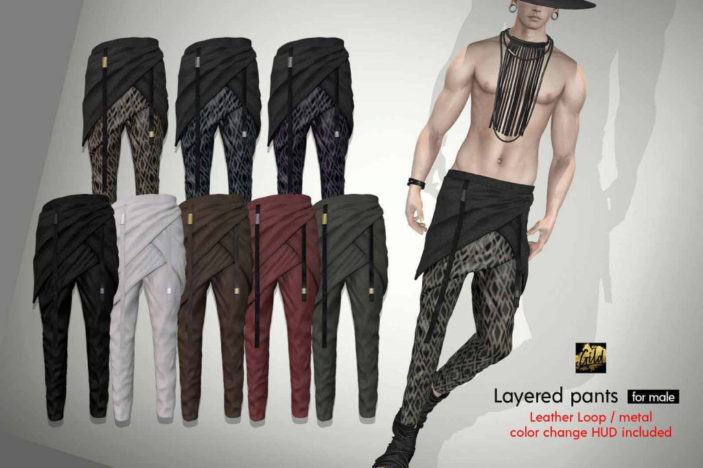 Gild. Layered Pants – NEW MEN 