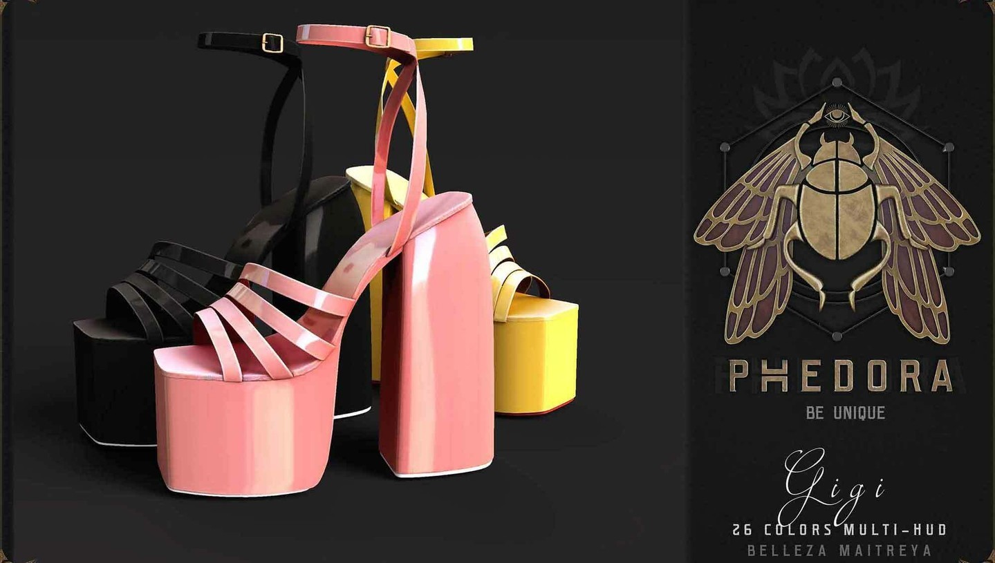 Phedora. - "Gigi" Platforms – SALE

  Phedora

Phedora. - "Gigi" Platforms NEW RELEASE for The Saturday Sale ♥ June 17th 2022Those pretty babies are Beautiful, Chunky & Glossy & you will fall in love with them!

⭐ join Discord: https://discord.gg/xmHfRpD

 #bestsecondlife #NewSL #Phedorasl #SaleSL #SaleSL #Secondlife #secondlifefashion #SL #slblogging

https://media-sl.com/?p=154612