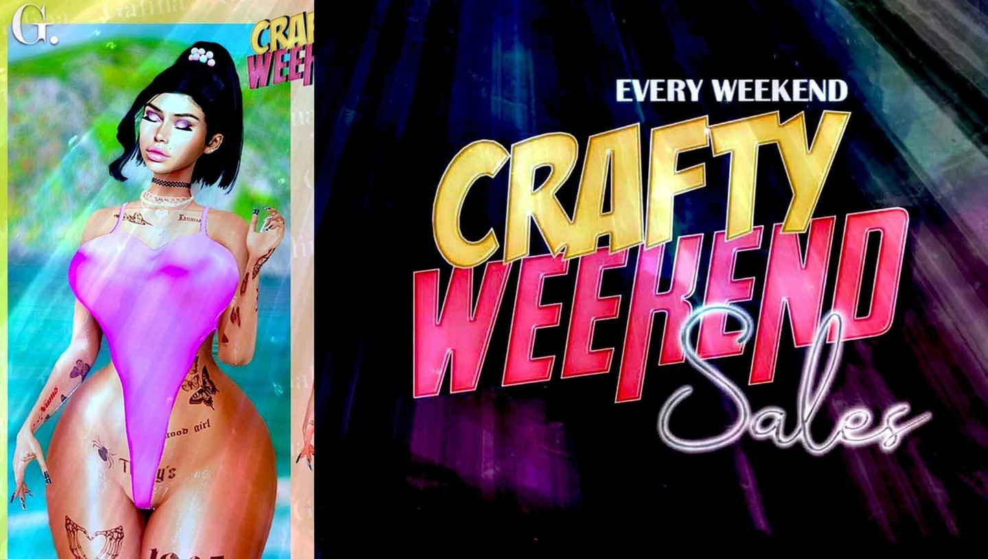 Crafty Weekend Sales 17 月 19 日至 XNUMX 日 Crafty Weekend Sales 欢迎来到 CRAFTY WEEKEND SALES。 本次活动将使购物者有机会了解他们以前可能不知道的主要商店和品牌，并为他们的主要商店带来流量。 物品⭐加入Discord：https://discord.gg/xmHfRpD #bestsecondlife #CraftyWeekendSales #NewSL #Secondlife #secondlife时尚 ＃secondlife风格#SL #slblogging

https://media-sl.com/?p=154182