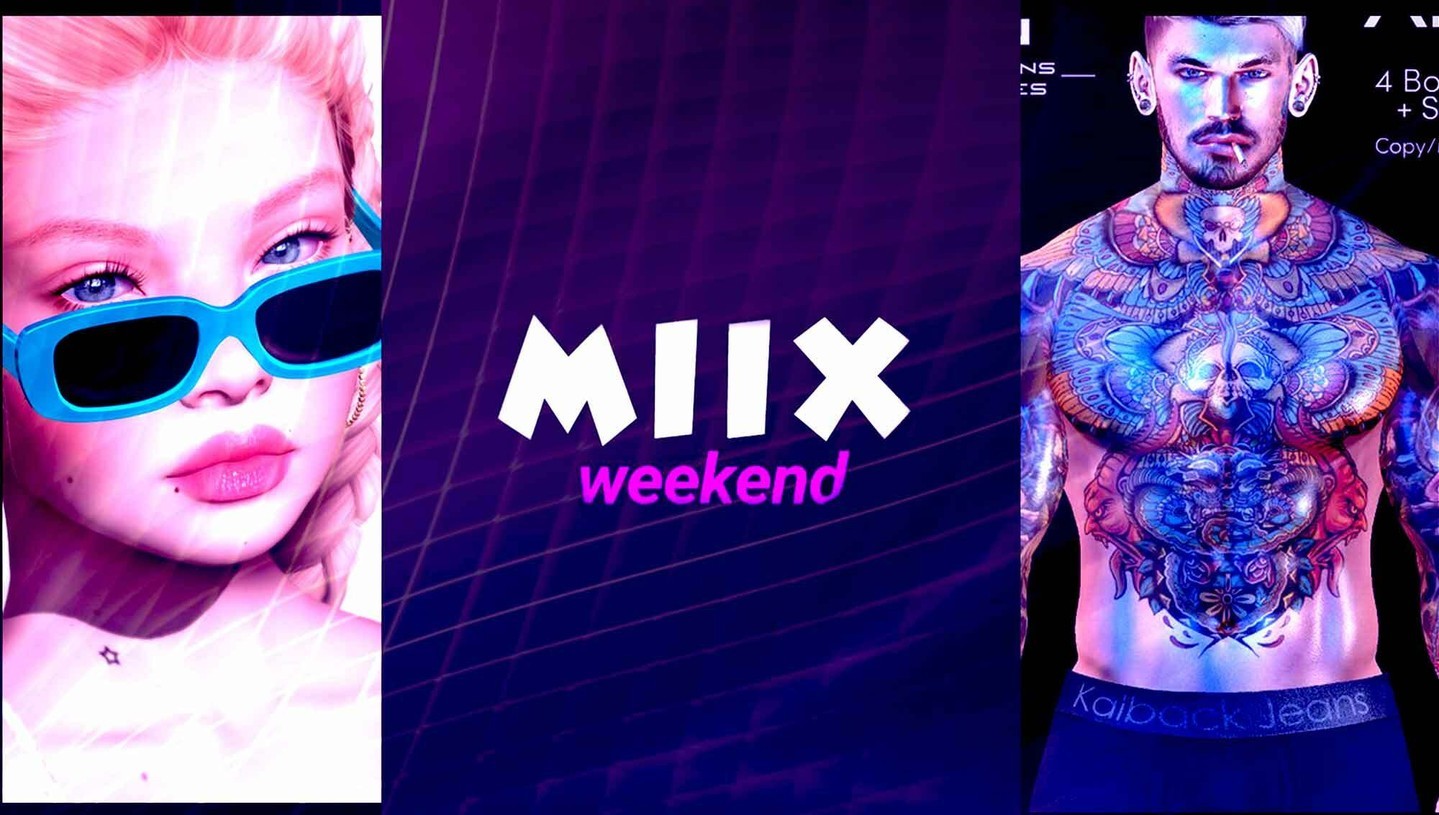 𝐌𝐈𝐈𝐗 𝐖𝐄𝐄𝐊𝐄𝐍𝐃 𝐉𝐔𝐍𝐄 𝟮𝟱-𝟮𝟲 𝐓𝐇

MIIX WEEKEND

Hello, weekend shoppers!♥ MIIX Weekend has started!• Every weekend, our amazing Designers will put high quality item (s) in their main store for a special price of 55L $ to 77L $.The complete listing will be released every week in the group "Hype Events".Join

⭐ join Discord: https://discord.gg/xmHfRpD

 #bestsecondlife #MIIXWEEKEND #NewSL #Secondlife #secondlifefashion #secondlifestyle #SL #slblogging

https://media-sl.com/?p=155226