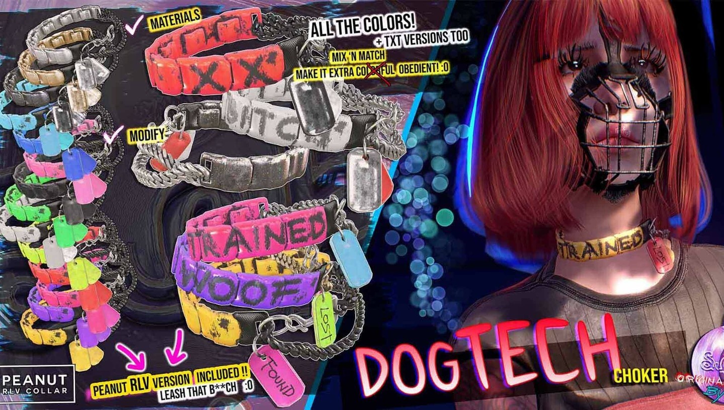 SEKA. DogTech Choker – NEW

SEKA

SEKA's DogTech Choker @KINKYWoof

This Unisex Colorful Accessory comes with:

★ a HUD for easy customization★ The pack includes all the colors/textures, allowing you to customize and mix and match your new fun accessory to your needs!

With the Hud you can easily:

- change the Main texture and switch around between 3 metallic colors (dark,light,gold-ish)

⭐ join Discord: https://discord.gg/xmHfRpD

 #bestsecondlife #NewSL #Secondlife #secondlifefashion #SEKA #SL #slblogging

https://media-sl.com/?p=155703