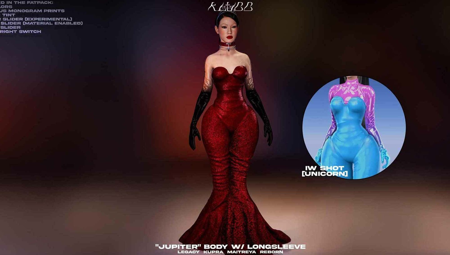 Klubb. "Jupiter" Body – NEW

Klubb

New at The Grand Event "Jupiter"! This gorgeous bodysuit looks like a gown but is actually a flared bodysuit. Rigged for Legacy, Kupra, Maitreya, and Reborn.Make sure to customize your fit with our style hud included in each fatpack.F@VE this post & C0MMENT your in-world name for a chance to win a FREE fatpack!

⭐ join Discord: https://discord.gg/xmHfRpD

 #bestsecondlife #Klubb #NewSL #Secondlife #secondlifefashion #SL #slblogging

https://media-sl.com/?p=155901