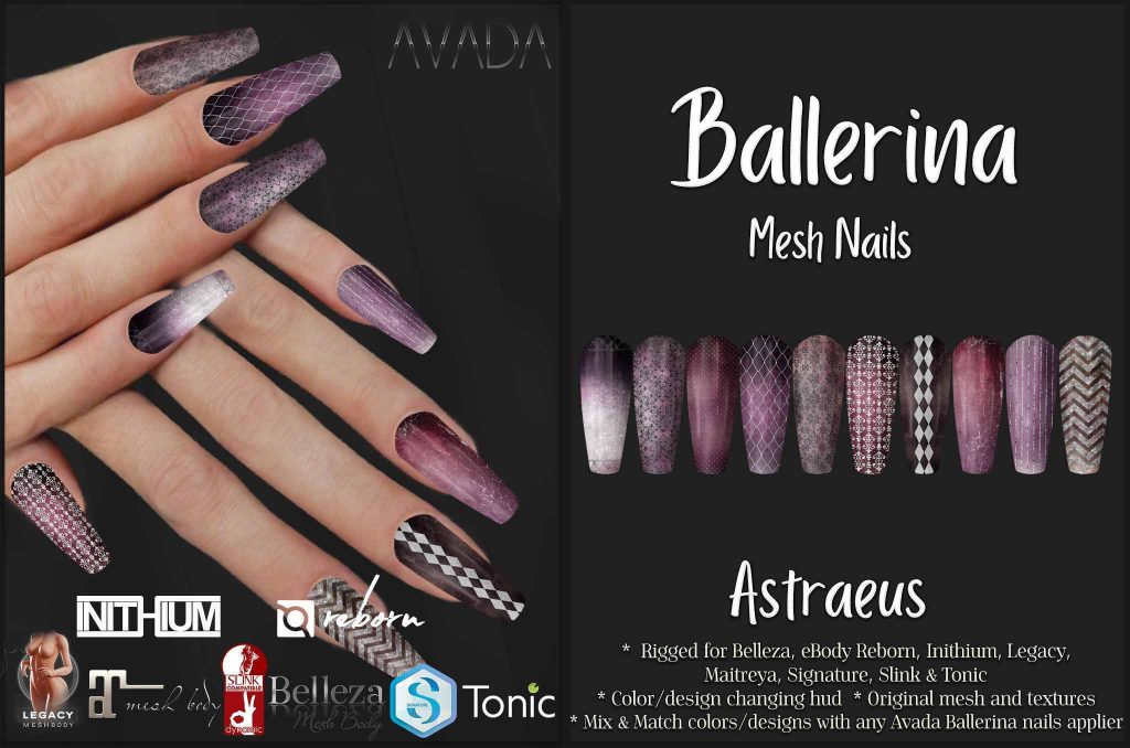 Avada. Ballerina Nails Astraeus – NEW