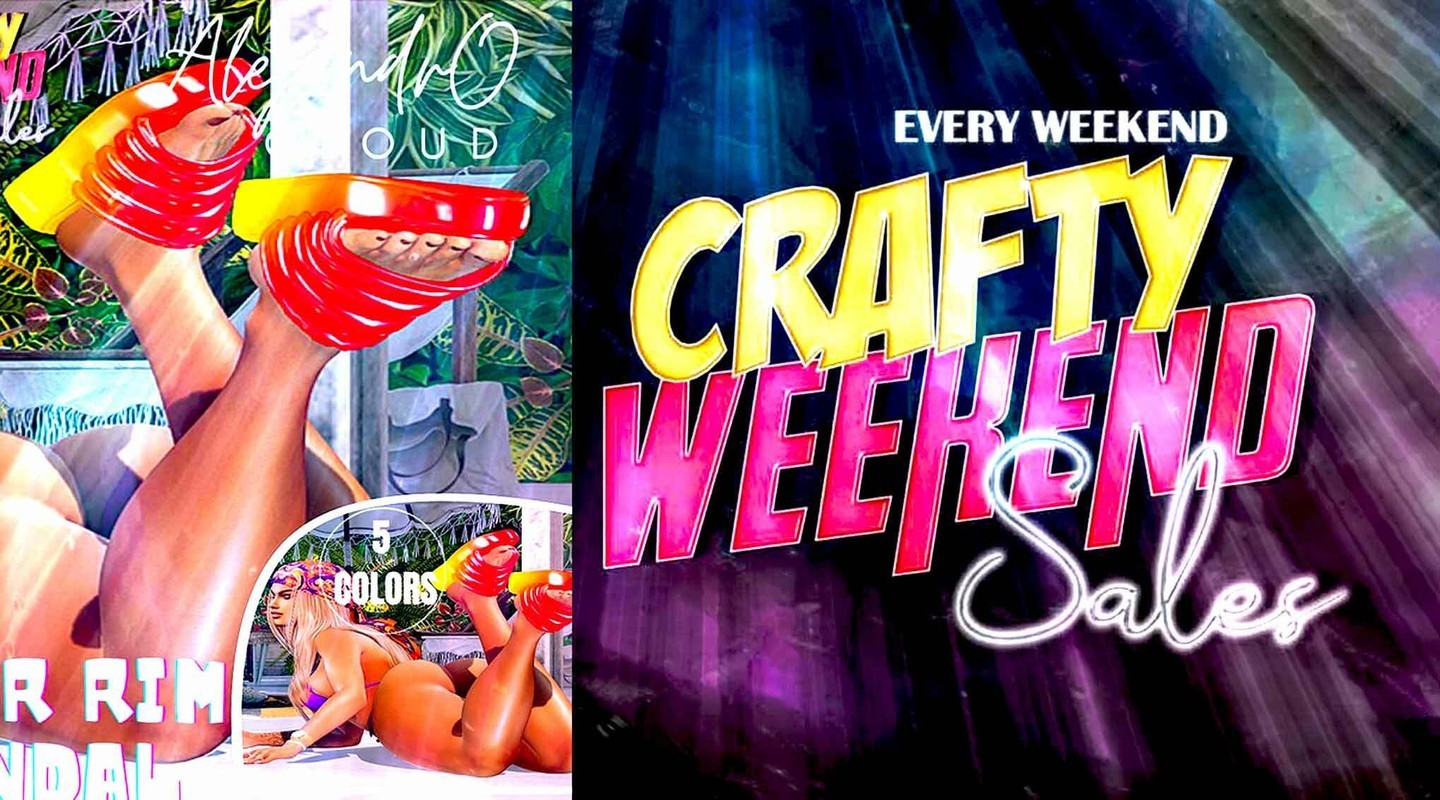Crafty Weekend Sales 29 - 31 juli Crafty Weekend Sales Welkom bij CRAFTY WEEKEND SALES. Dit evenement geeft shoppers de kans om hoofdwinkels en merken te leren kennen die ze misschien nog niet kenden en om bezoekers naar hun hoofdwinkels te trekken. Item(s) ⭐ sluit je aan bij Discord: https://discord.gg/xmHfRpD ✔️ #Metaverse #bestsecondlife #CraftyWeekendSales #NewSL #Secondlife #secondlifemode #secondlifestijl #SL #sblogging

https://media-sl.com/?p=161856