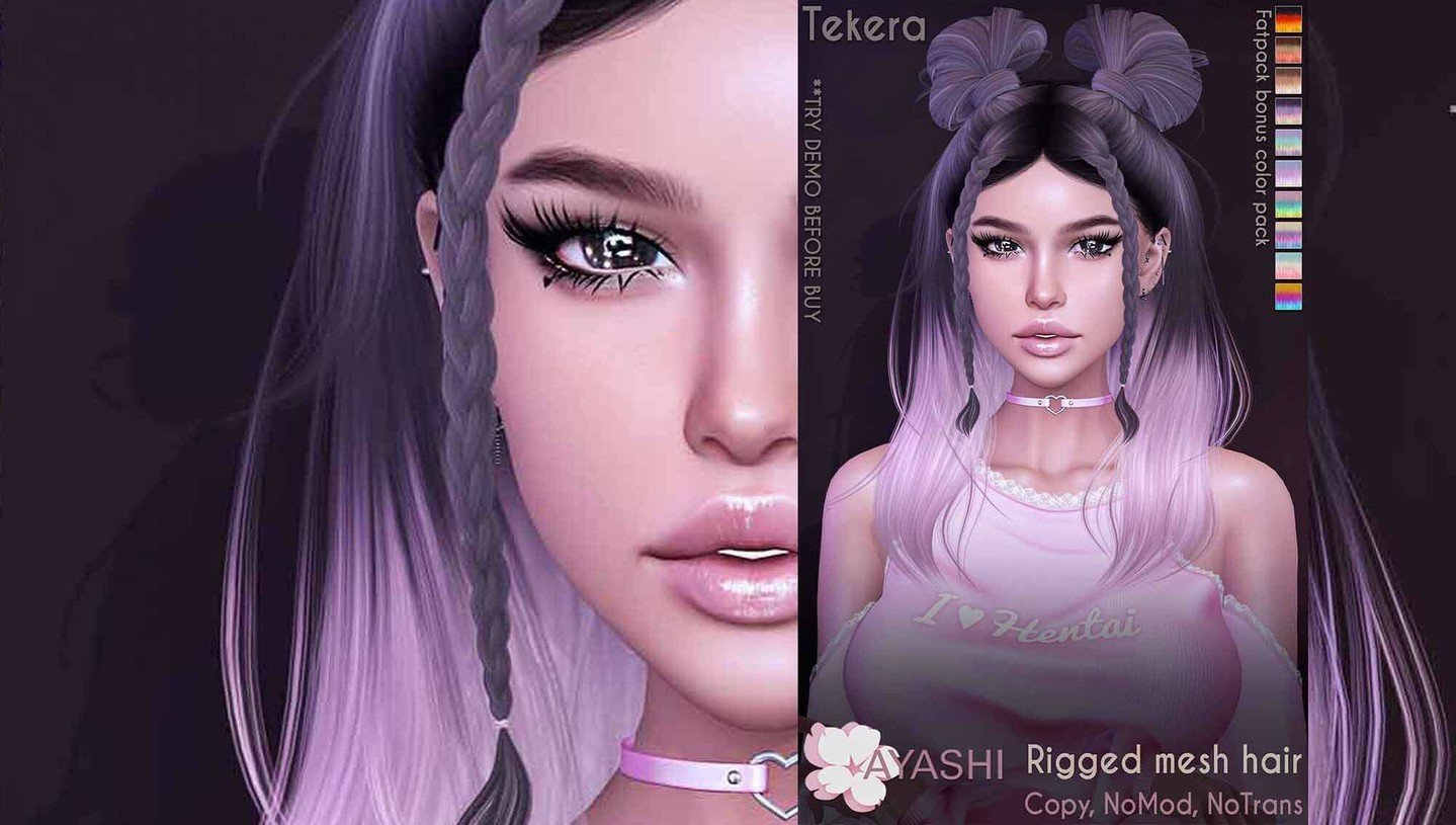 Ayashi. Tekera hair – NEW

Ayashi

 take part at Kinky Event

Hello friends! Today I'm glad to show you my special release for Kinky Event! It's Tekera hair!

Tekera hair is rigged mesh hair so please be careful and always grab a DEMO before purchasing.

⭐ join Discord: https://discord.gg/xmHfRpD

✔️ #Metaverse
 #Ayashisl #bestsecondlife #NewSL #Secondlife #secondlifefashion #SL #slblogging

https://media-sl.com/?p=162550