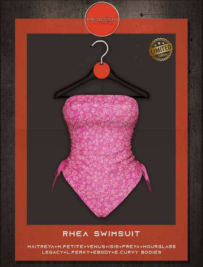 KiB Designs. Rhea Swimsuit - SALE