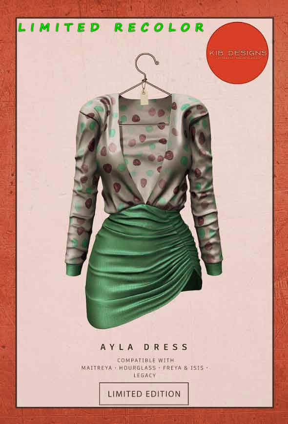 KiBデザインズ。 Ayla ドレス限定版 – 販売