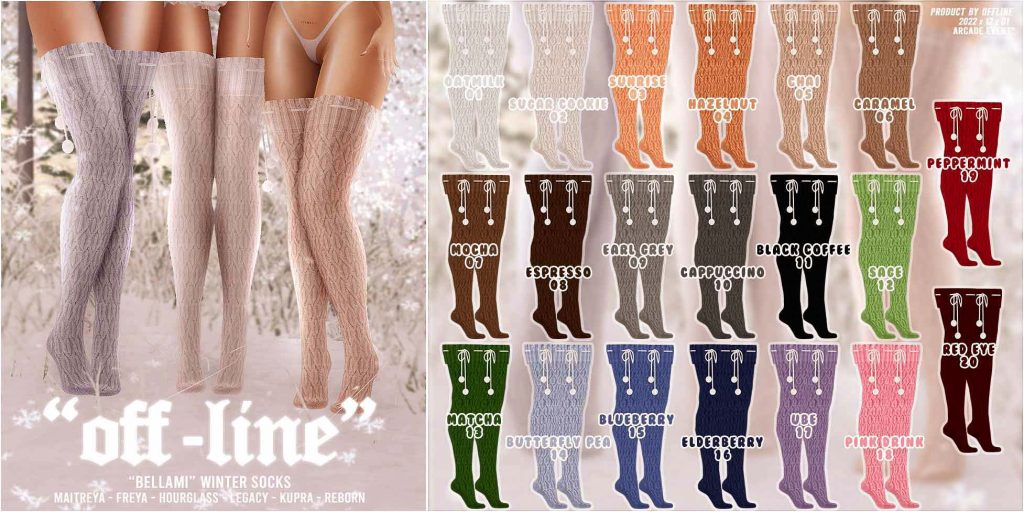 "Off-Line". "Bellami" Winter Socks – NEW