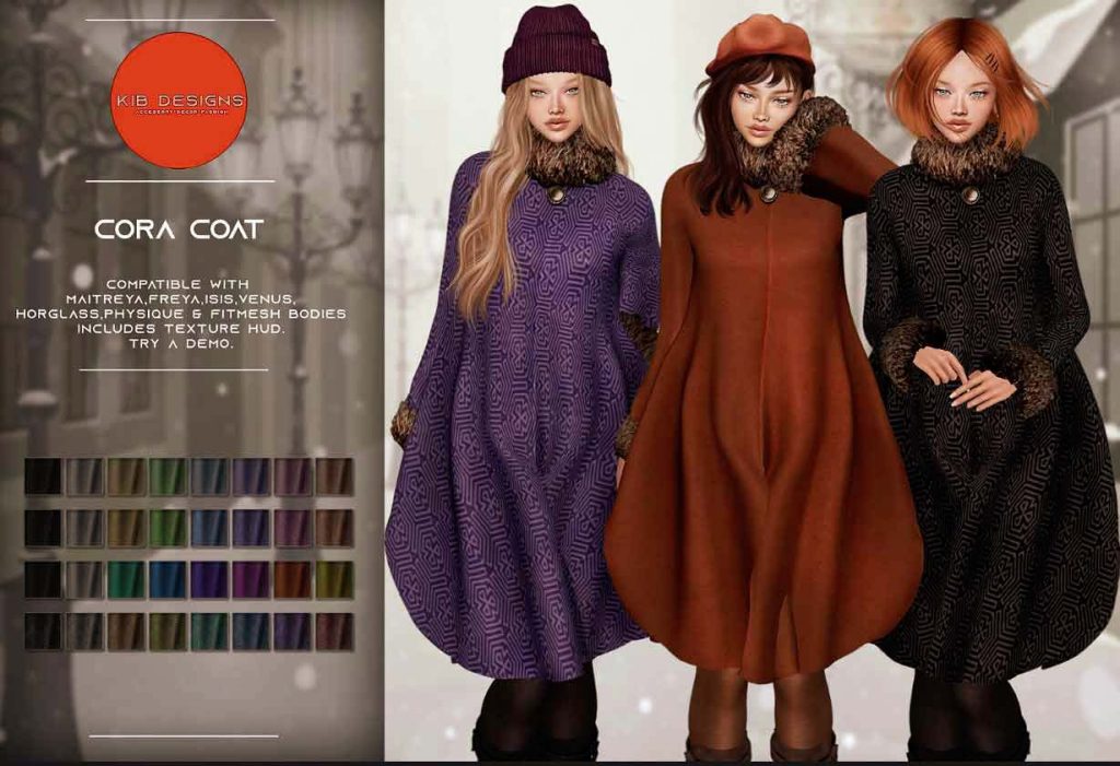 KiB Designs. Cora Coat – NEW