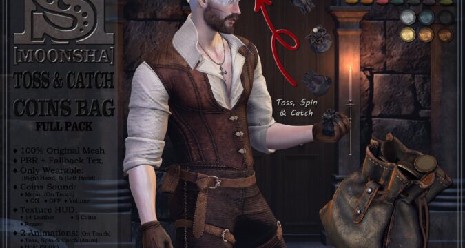 MoonSha. Toss & Catch – Coins Bag | ACCESS Event – NEW