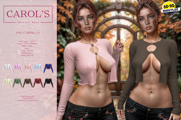 Carols Amy Cardigan Hwm Second Life