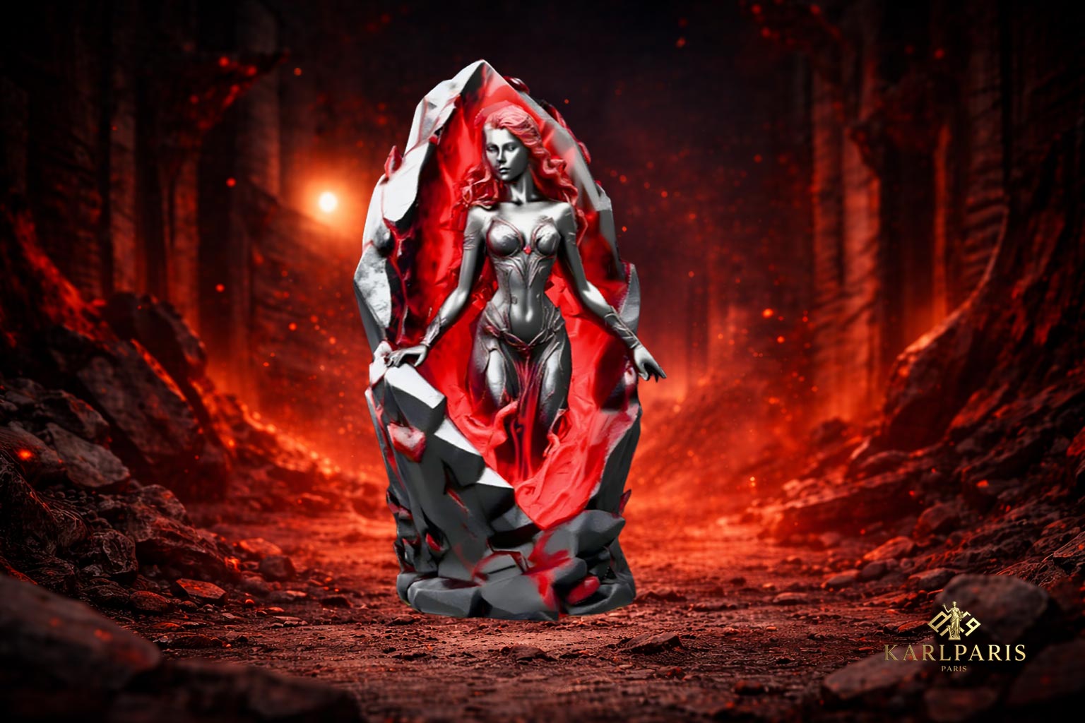 Eternal Flame Statue Second Life