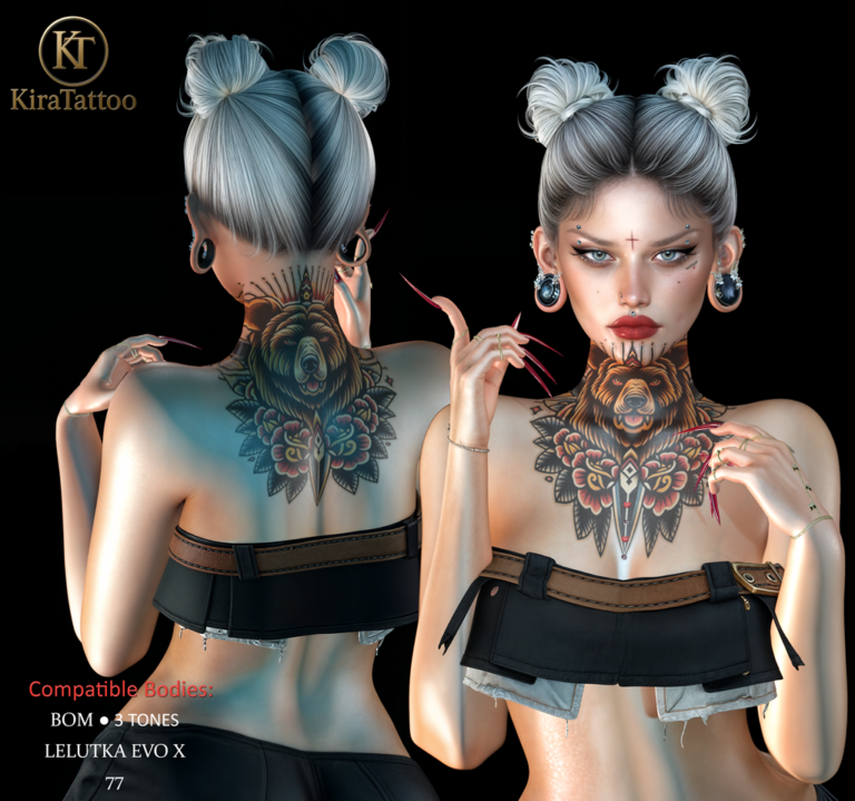 Kira Tattoo 77 Second Life