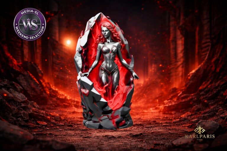 Karlparis Eternal Flame Statue Second Life