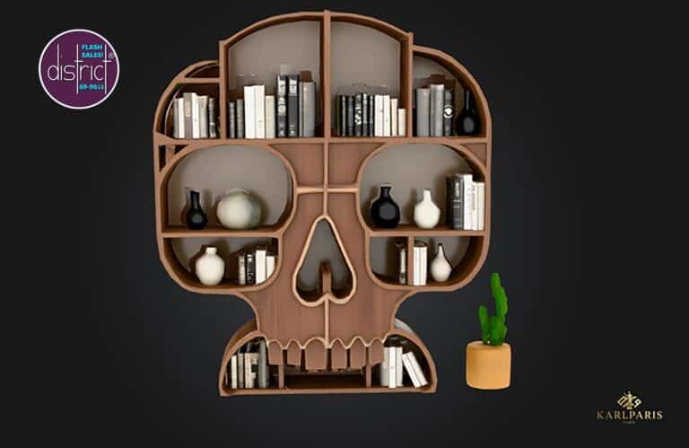 Karlparis Library Skull Shelf Second Life