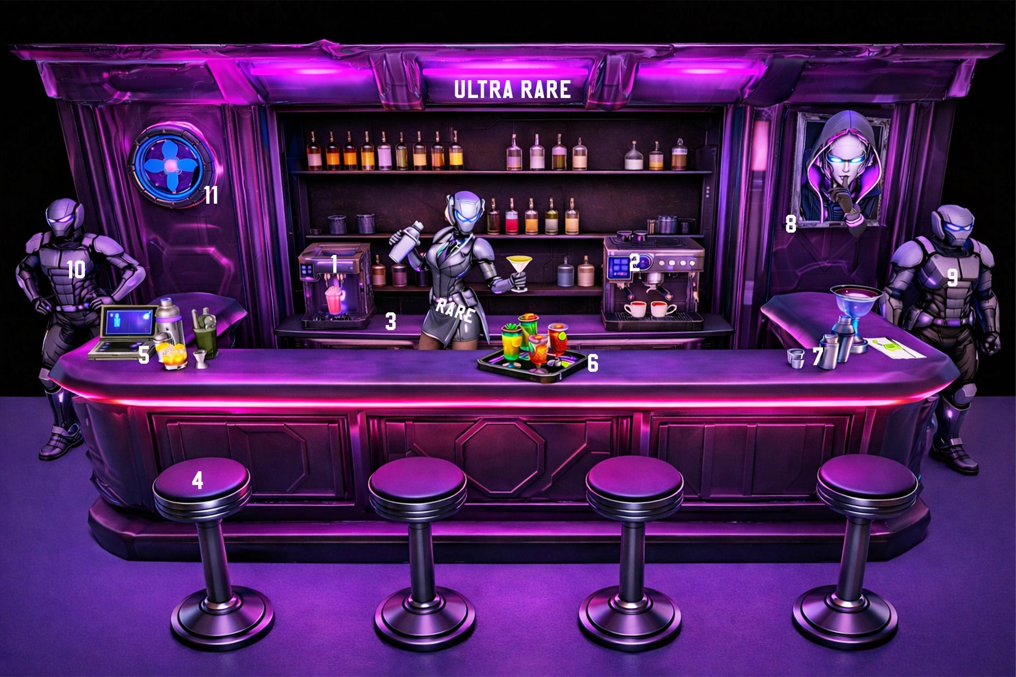 Neon Future Bar Second Life