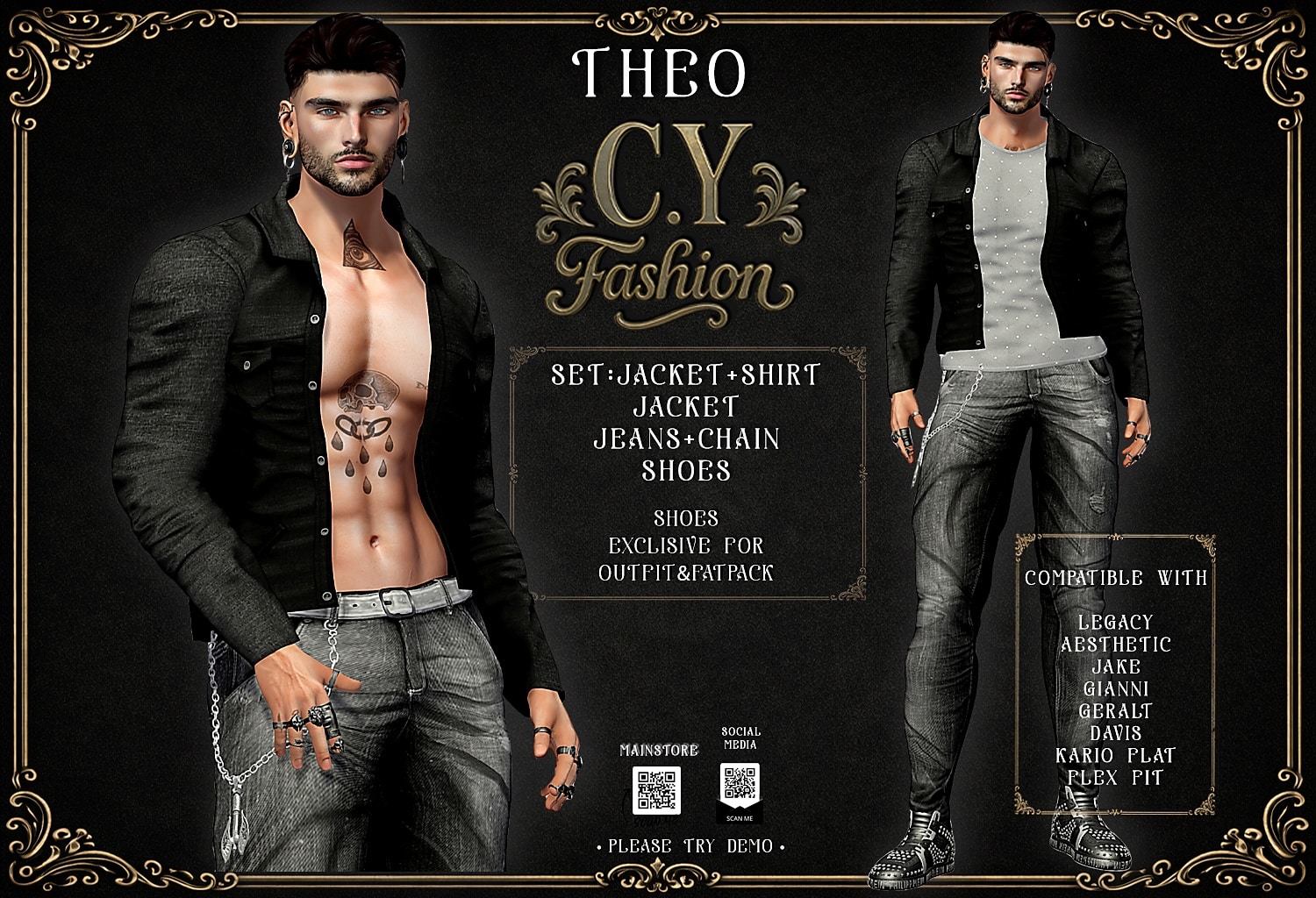 Outfit Theo Second Life