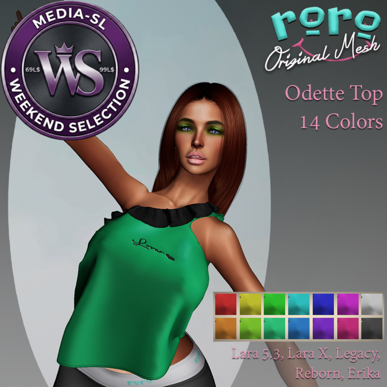 @roromediasl69odettetopbox Second Life