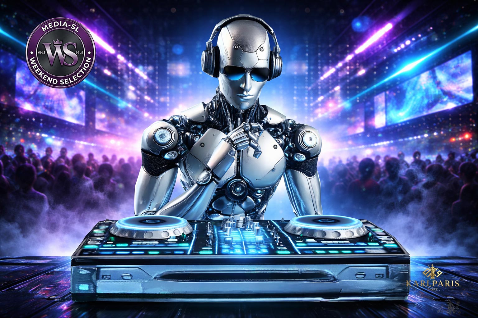 Karlparis Cyber Dj Robot Second Life