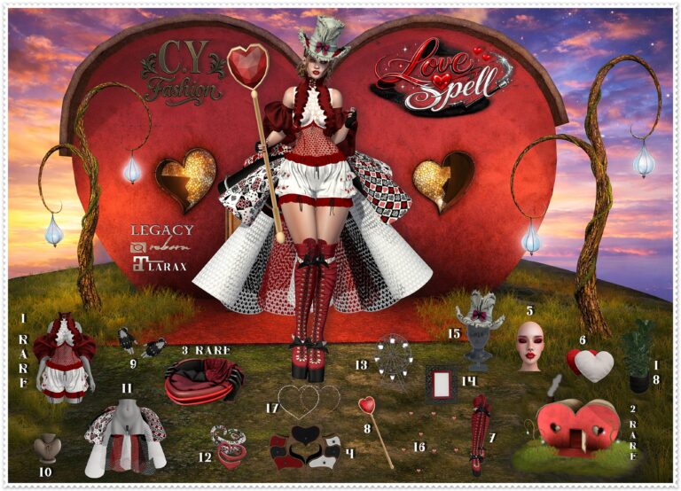 Love Spell Gacha All Body 2k Second Life