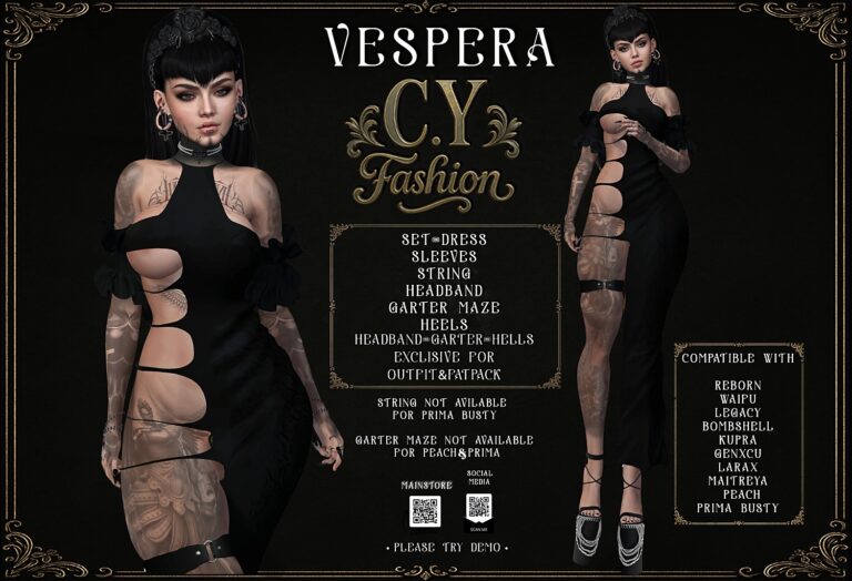 Vespera Outfit Second Life