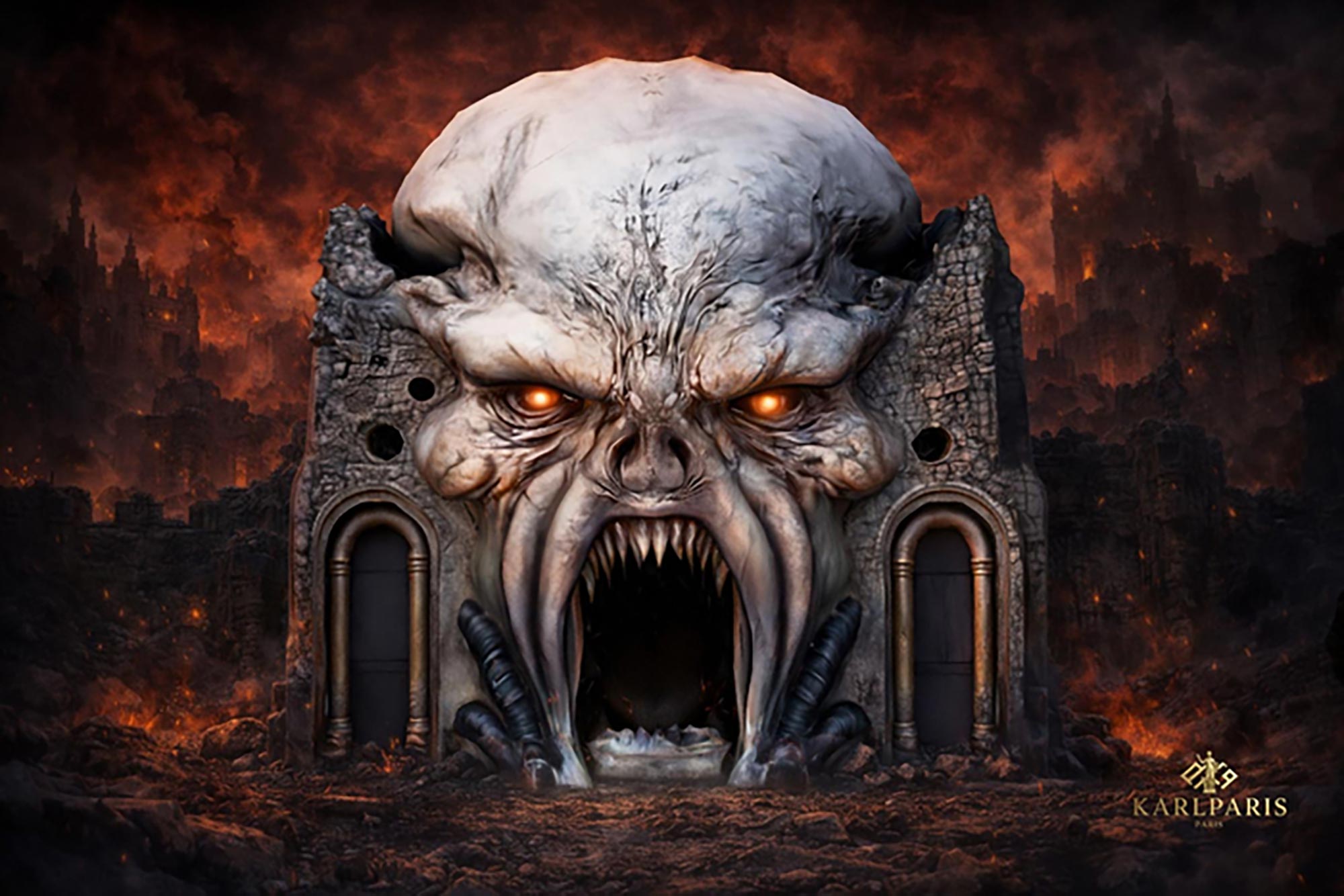 Abyssal Gateface Horror Entrance Dark Fantasy Portal 1 Second Life