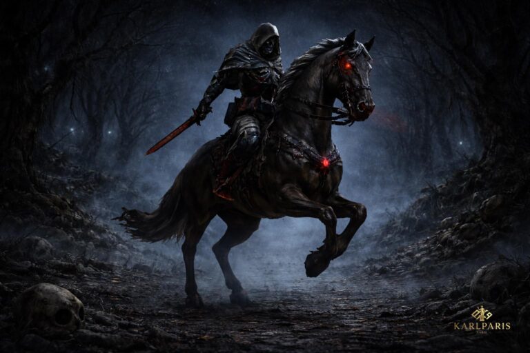 Dreadbound Knight Black Ride Second Life