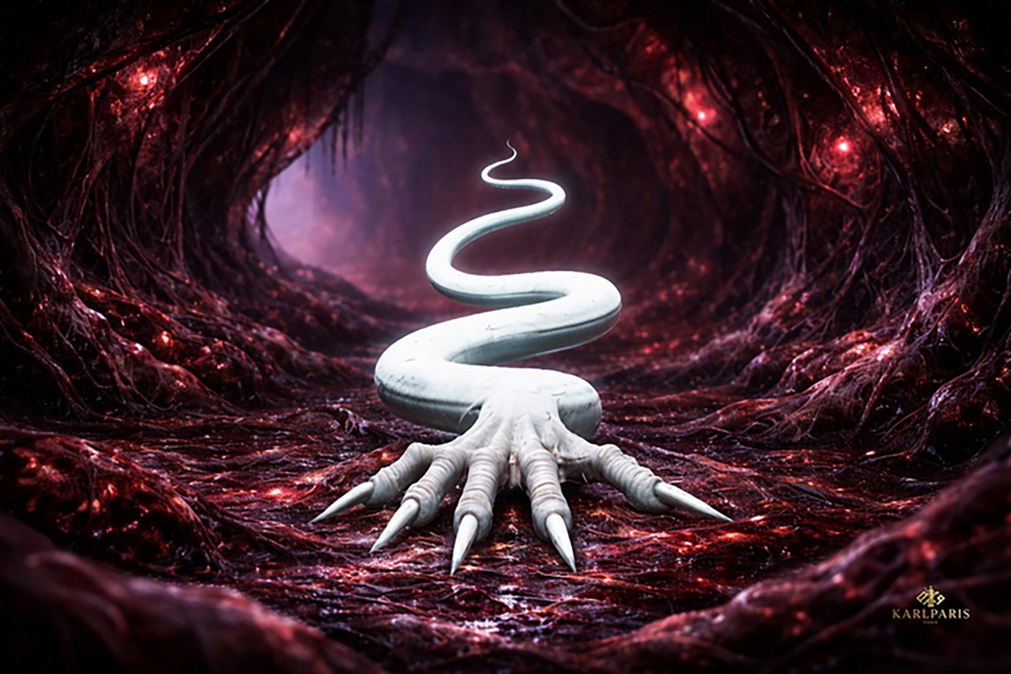 Eldritch Serpent Root Organic Tendril Dark Fantasy. 1 Second Life