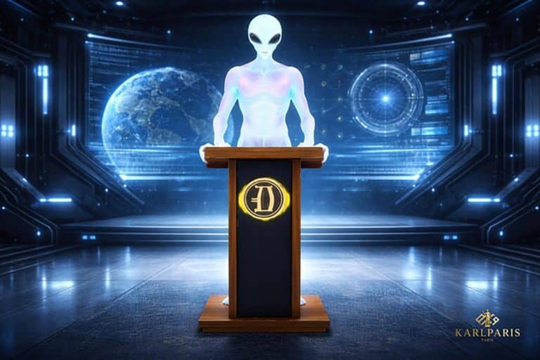 Ethereal Alien Speaker Podium 1 Second Life