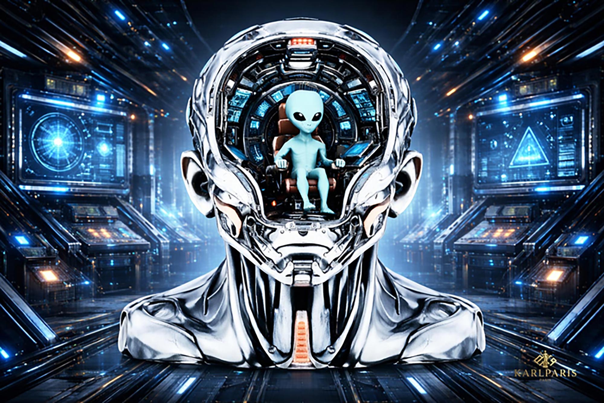 Inside The Machine Alien Pilot 1 Second Life