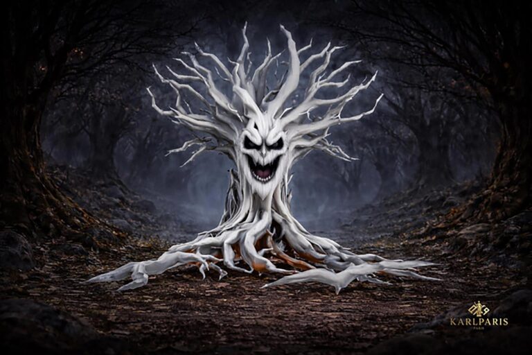 Pale Tree Wraith Dark Fantasy Haunted Forest Entity 1 Second Life