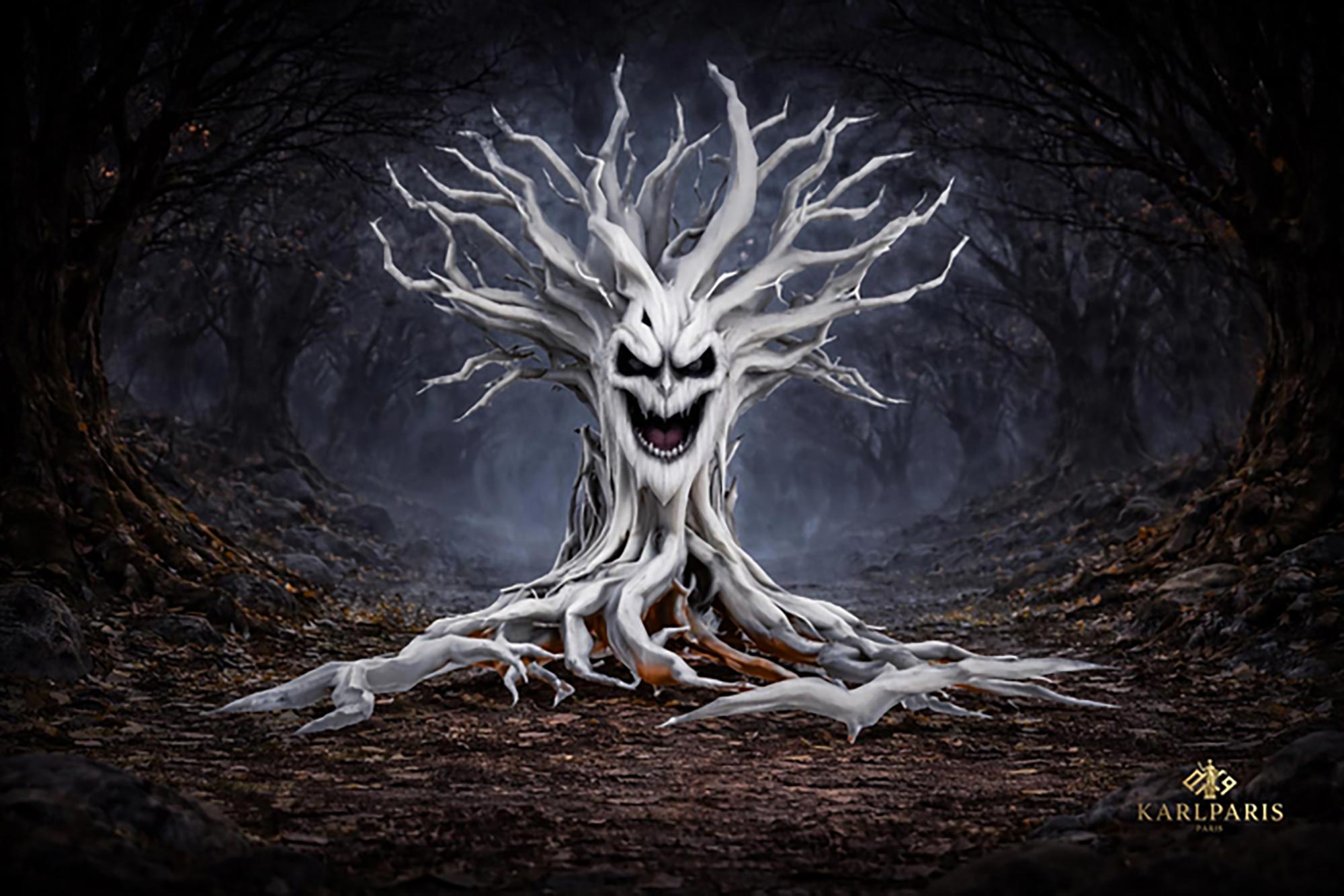 Pale Tree Wraith Dark Fantasy Haunted Forest Entity 1 Second Life