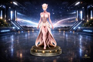 The Pale Sovereign Alien Statue 1 Second Life