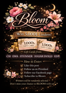 Bloom Giveaway Second Life