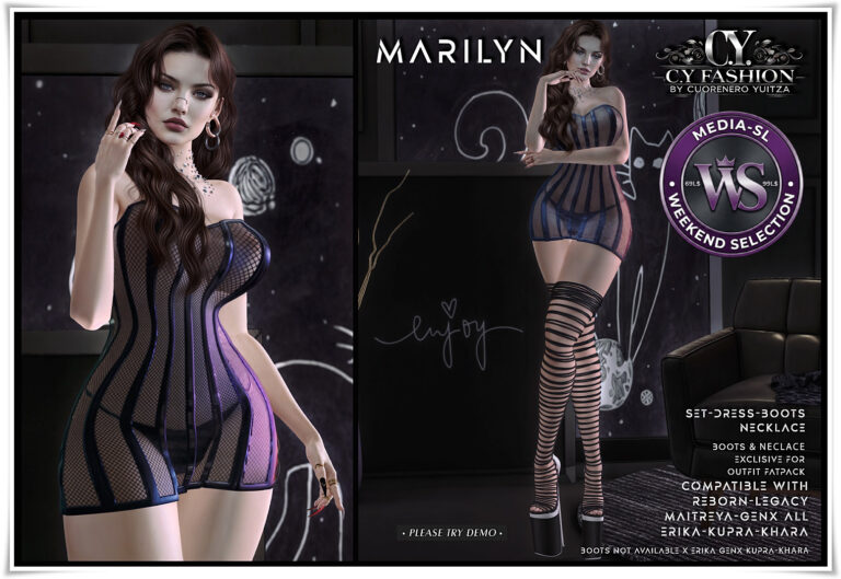 [c.yfashion] Outfit Marilyn Media Sl Week Second Life