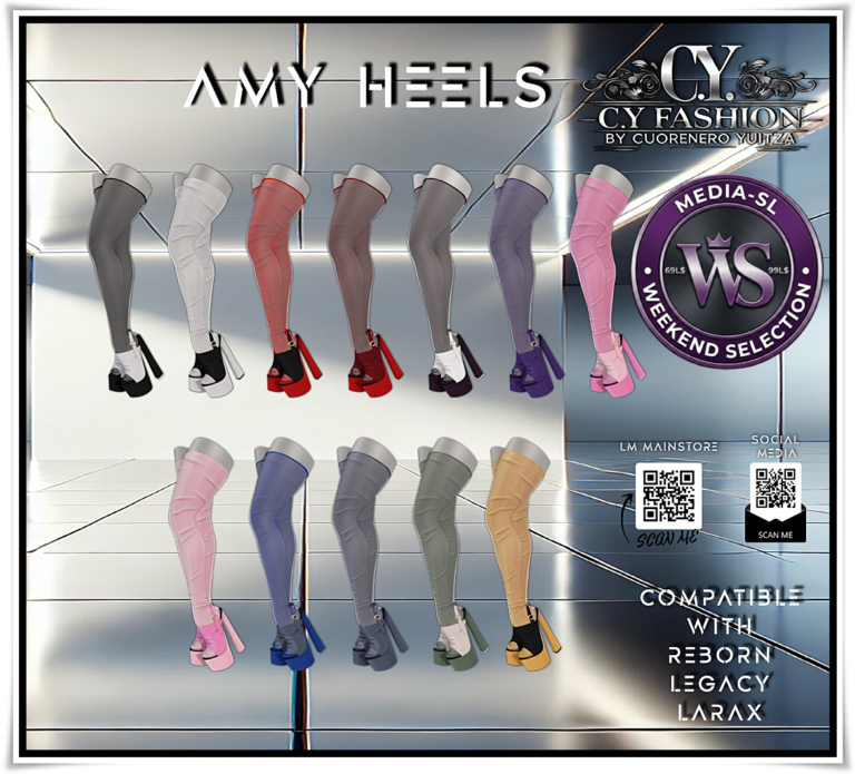 [c.yfashion]amy Boots Mesia Sl Week Second Life