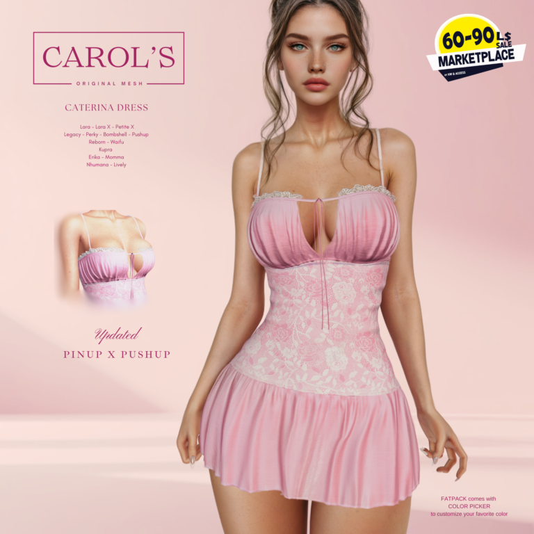Carols Caterina Dress Hwm Second Life