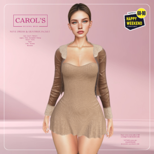 Carols Neve Dress Leather Jacket Hw 1 Second Life