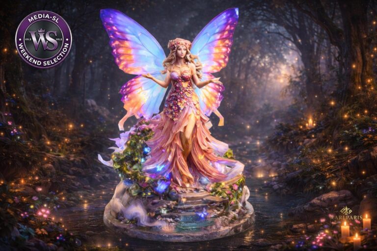 Karlparis Butterfly Fairy Statue Second Life