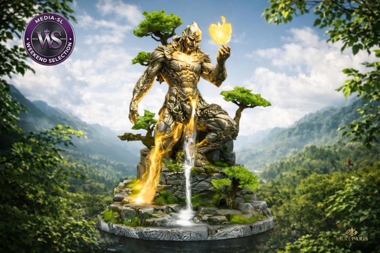 Karlparis Elemental Guardian Statue Second Life