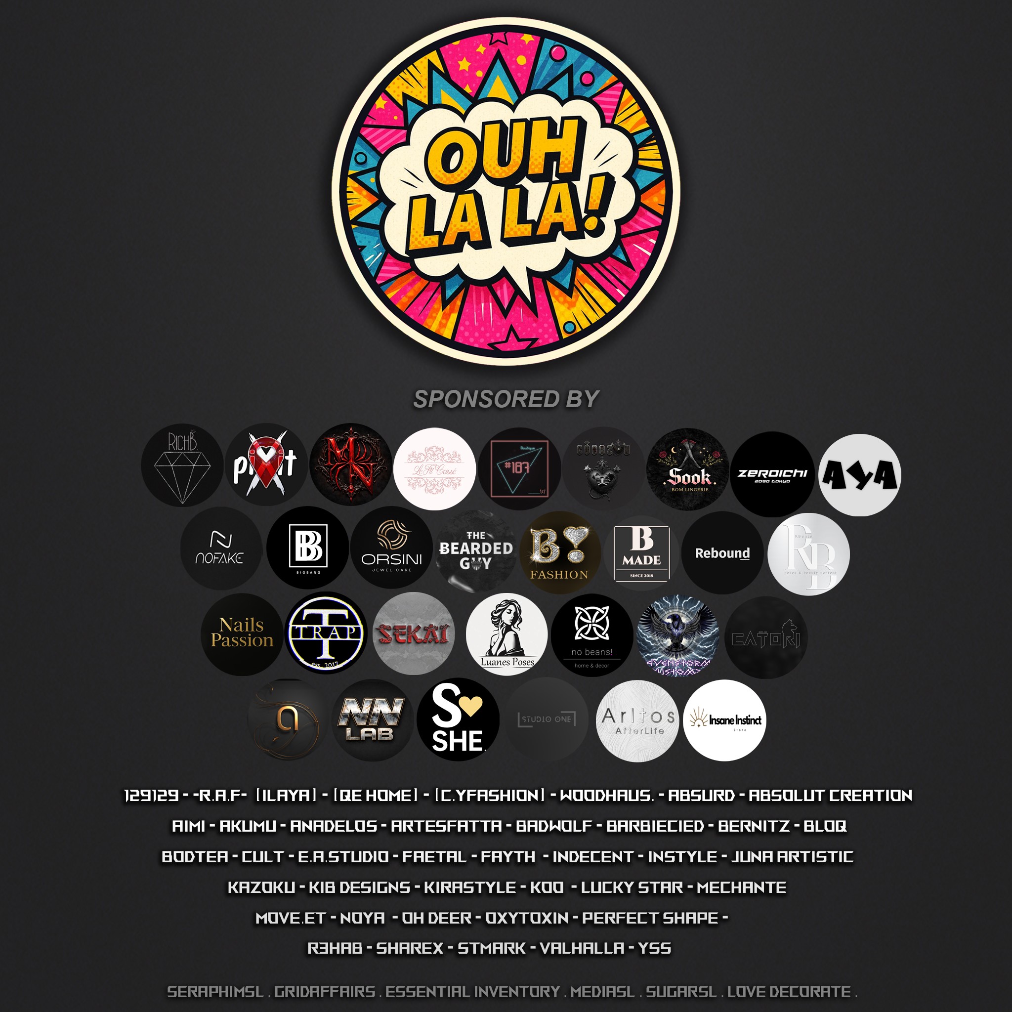 Logo Sponsors Redondooo Second Life